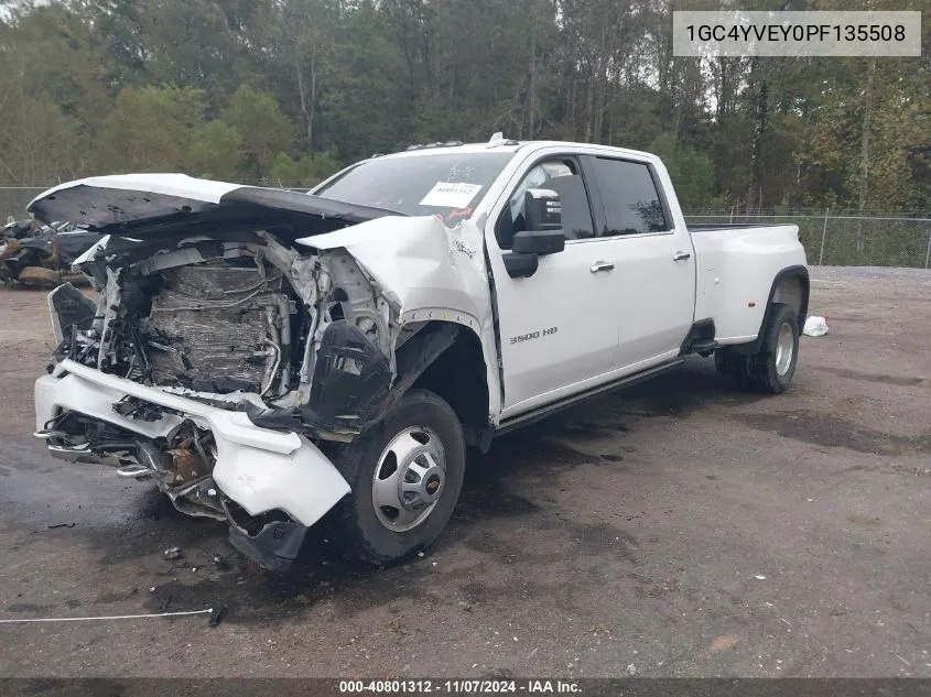 2023 Chevrolet Silverado 3500Hd 4Wd Long Bed High Country VIN: 1GC4YVEY0PF135508 Lot: 40801312