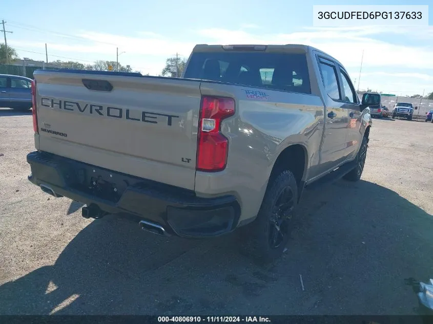 2023 Chevrolet Silverado 1500 4Wd Short Bed Lt Trail Boss VIN: 3GCUDFED6PG137633 Lot: 40806910