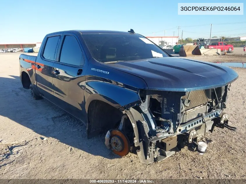 2023 Chevrolet Silverado 1500 4Wd Short Bed Lt With 2Fl VIN: 3GCPDKEK6PG246064 Lot: 40820203