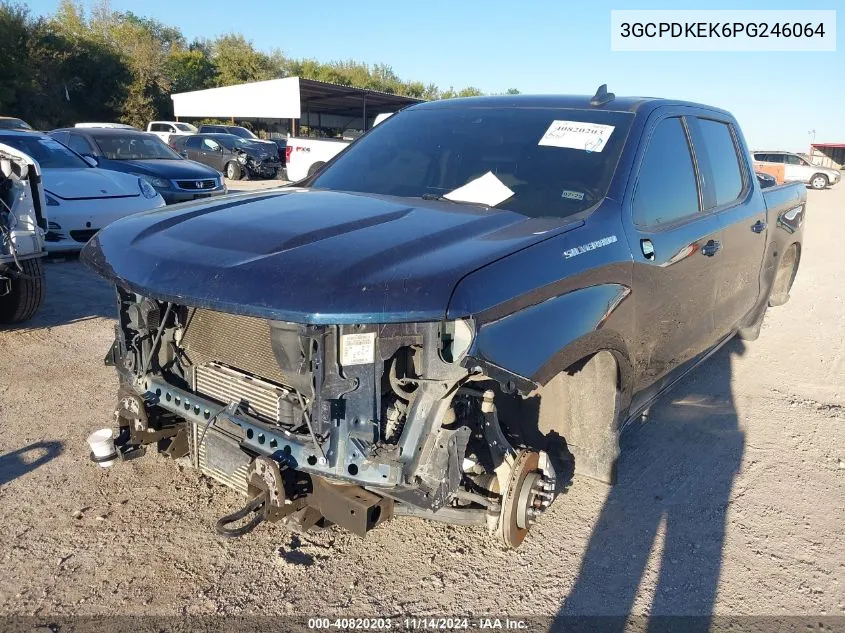 2023 Chevrolet Silverado 1500 4Wd Short Bed Lt With 2Fl VIN: 3GCPDKEK6PG246064 Lot: 40820203