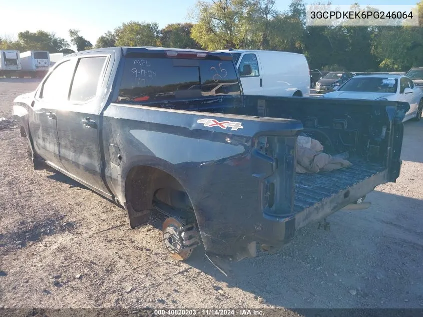 2023 Chevrolet Silverado 1500 4Wd Short Bed Lt With 2Fl VIN: 3GCPDKEK6PG246064 Lot: 40820203