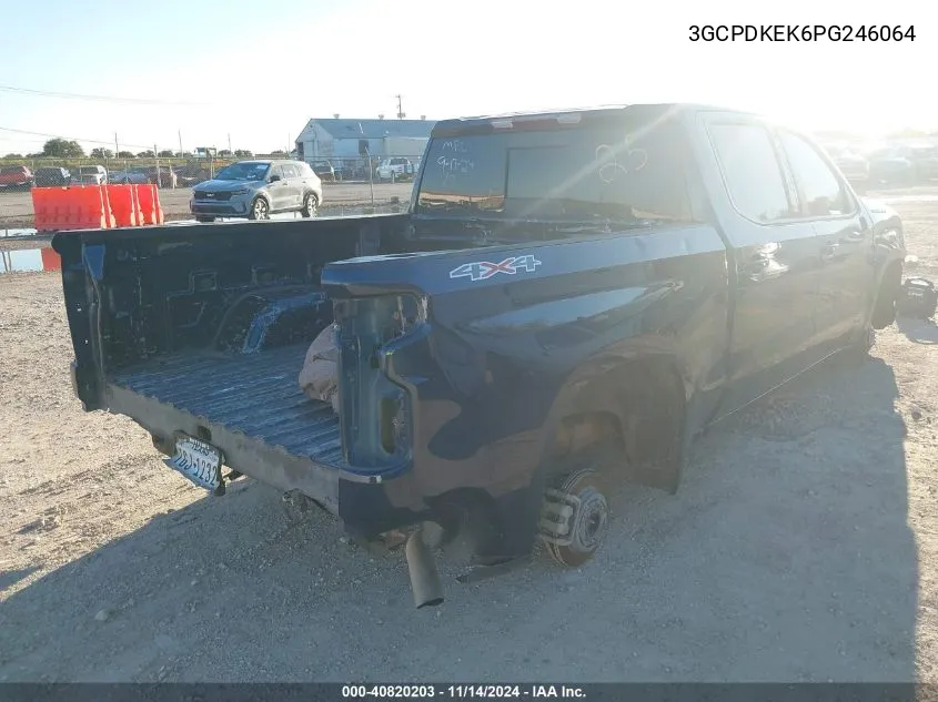 2023 Chevrolet Silverado 1500 4Wd Short Bed Lt With 2Fl VIN: 3GCPDKEK6PG246064 Lot: 40820203