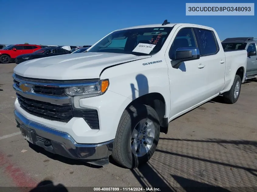 2023 Chevrolet Silverado 1500 4Wd Standard Bed Lt VIN: 3GCUDDED8PG348093 Lot: 40857899