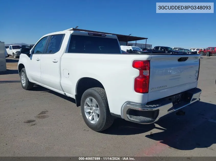 2023 Chevrolet Silverado 1500 4Wd Standard Bed Lt VIN: 3GCUDDED8PG348093 Lot: 40857899