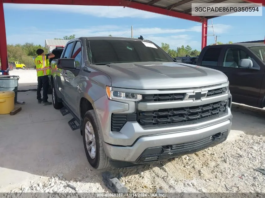 2023 Chevrolet Silverado 1500 2Wd Short Bed Rst VIN: 3GCPADE86PG350594 Lot: 40868387