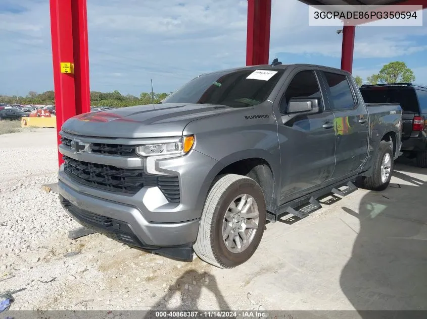 2023 Chevrolet Silverado 1500 2Wd Short Bed Rst VIN: 3GCPADE86PG350594 Lot: 40868387