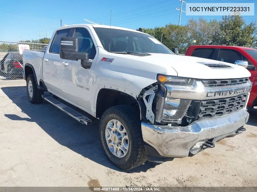 2023 Chevrolet Silverado 2500Hd 4Wd Standard Bed Lt VIN: 1GC1YNEYTPF223331 Lot: 40871469