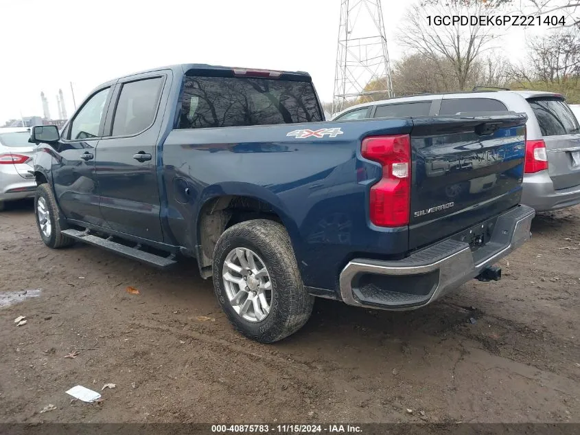 2023 Chevrolet Silverado 1500 4Wd Standard Bed Lt VIN: 1GCPDDEK6PZ221404 Lot: 40875783