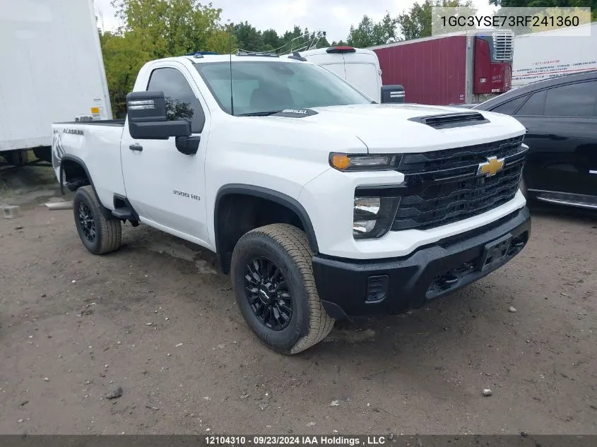 2024 Chevrolet Silverado 3500Hd VIN: 1GC3YSE73RF241360 Lot: 12104310