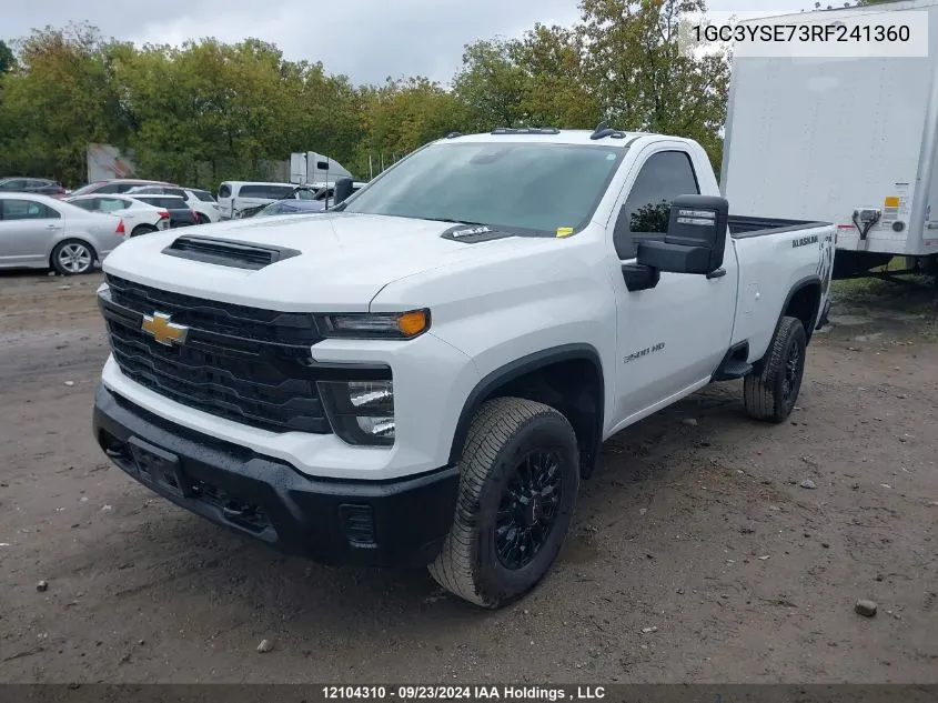 2024 Chevrolet Silverado 3500Hd VIN: 1GC3YSE73RF241360 Lot: 12104310