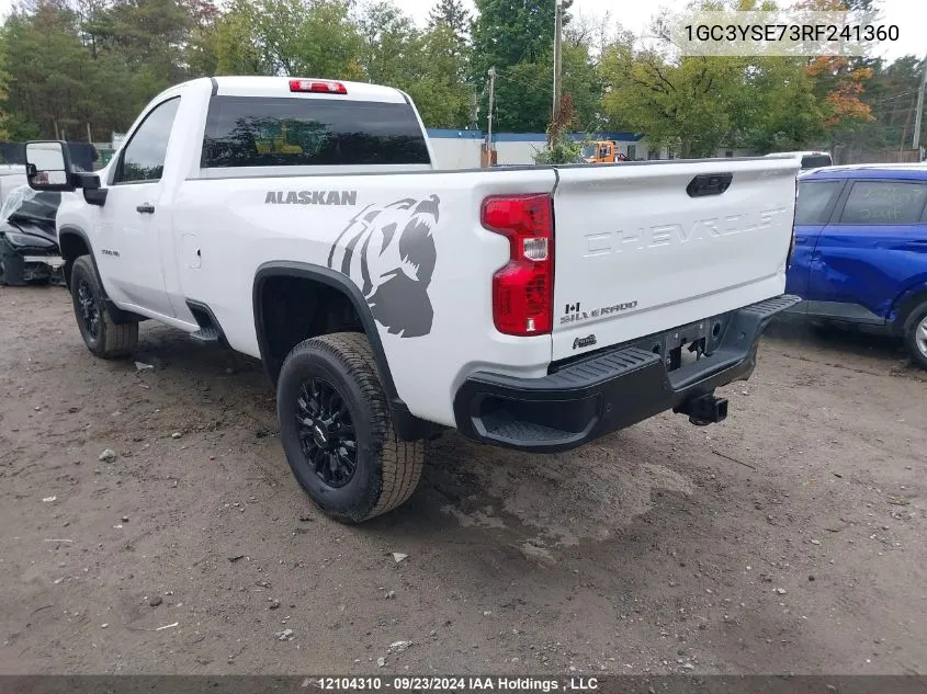 2024 Chevrolet Silverado 3500Hd VIN: 1GC3YSE73RF241360 Lot: 12104310