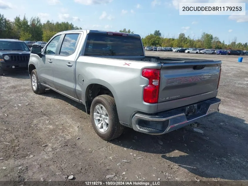 2024 Chevrolet Silverado K1500 Lt VIN: 2GCUDDED8R1179253 Lot: 12119275