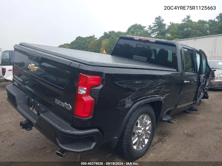 2024 Chevrolet Silverado 2500Hd 4Wd Standard Bed High Country VIN: 2GC4YRE75R1125663 Lot: 40379838