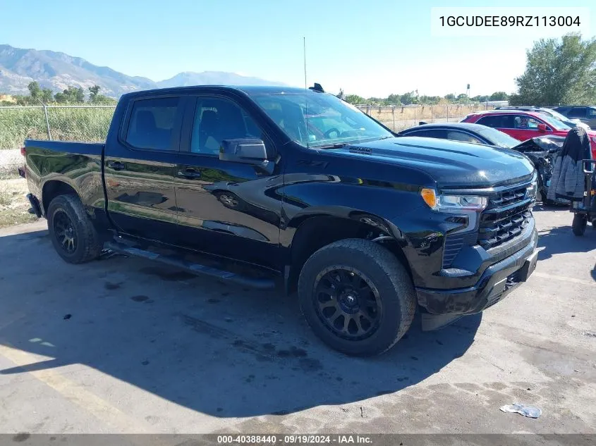 2024 Chevrolet Silverado 1500 4Wd Short Bed Rst VIN: 1GCUDEE89RZ113004 Lot: 40388440