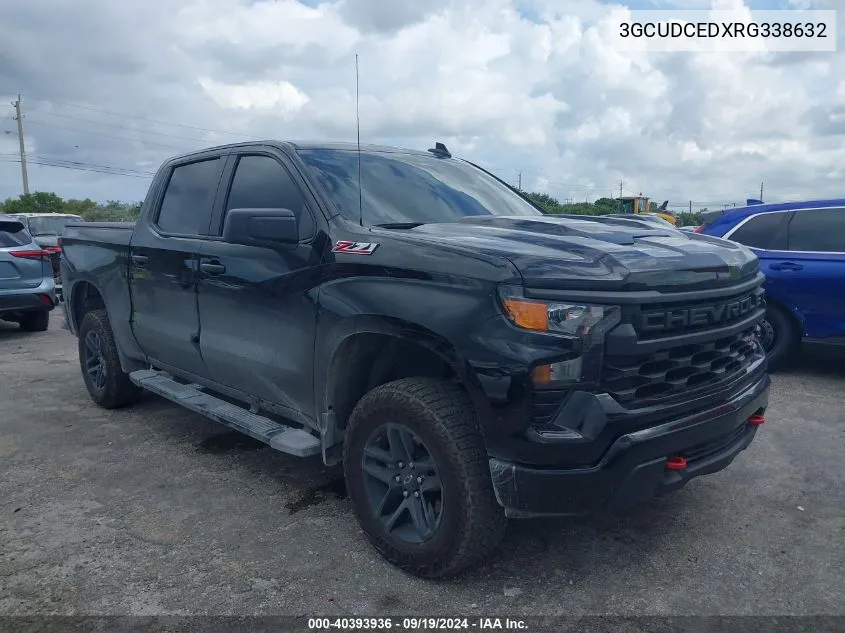 2024 Chevrolet Silverado 1500 4Wd Short Bed Custom Trail Boss VIN: 3GCUDCEDXRG338632 Lot: 40393936