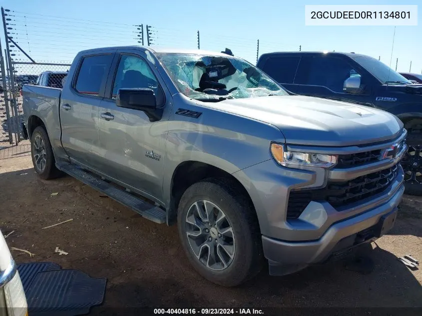 2024 Chevrolet Silverado 1500 4Wd Short Bed Rst VIN: 2GCUDEED0R1134801 Lot: 40404816