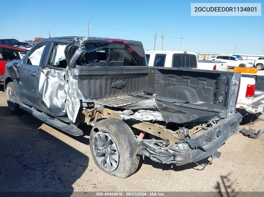 2024 Chevrolet Silverado 1500 4Wd Short Bed Rst VIN: 2GCUDEED0R1134801 Lot: 40404816