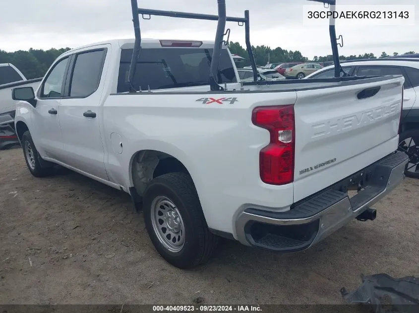 3GCPDAEK6RG213143 2024 Chevrolet Silverado K1500