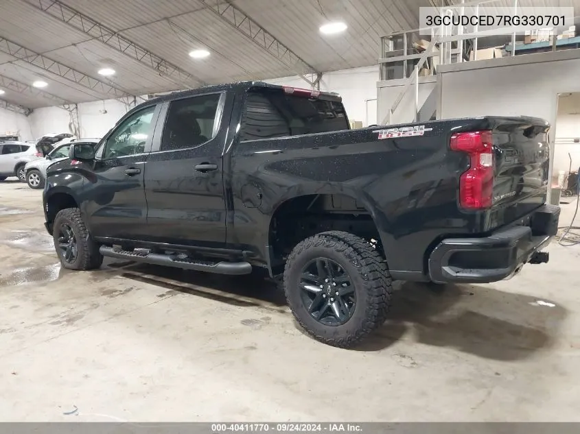 2024 Chevrolet Silverado 1500 4Wd Short Bed Custom Trail Boss VIN: 3GCUDCED7RG330701 Lot: 40411770