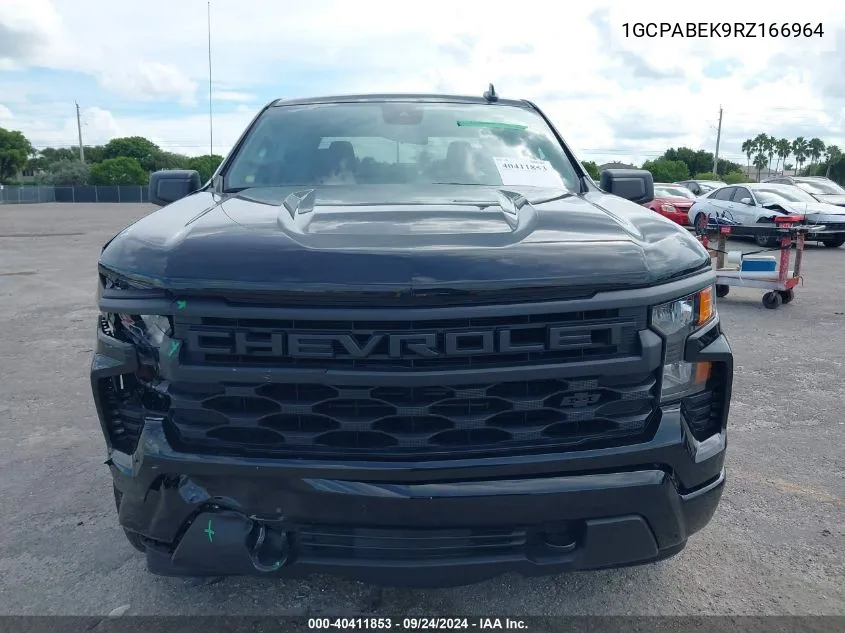 2024 Chevrolet Silverado 1500 2Wd Short Bed Custom VIN: 1GCPABEK9RZ166964 Lot: 40411853