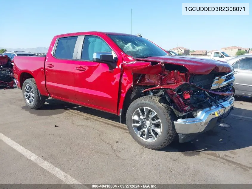 2024 Chevrolet Silverado 1500 4Wd Short Bed Lt VIN: 1GCUDDED3RZ308071 Lot: 40418604