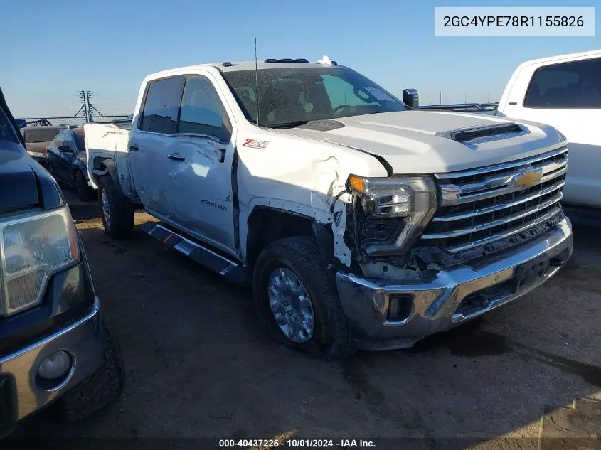 2024 Chevrolet Silverado K2500 Heavy Duty Ltz VIN: 2GC4YPE78R1155826 Lot: 40437225