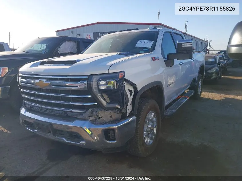 2024 Chevrolet Silverado K2500 Heavy Duty Ltz VIN: 2GC4YPE78R1155826 Lot: 40437225