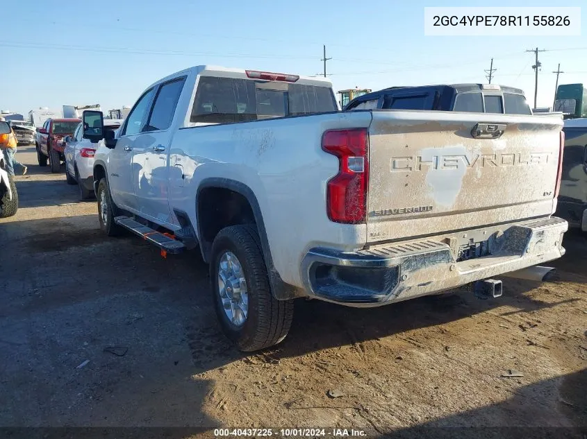 2024 Chevrolet Silverado K2500 Heavy Duty Ltz VIN: 2GC4YPE78R1155826 Lot: 40437225