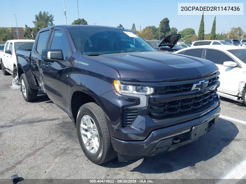 2024 Chevrolet Silverado C1500 Rst VIN: 2GCPADED2R1147436 Lot: 40474922