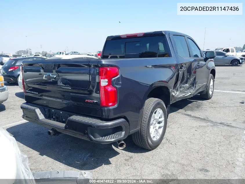 2024 Chevrolet Silverado C1500 Rst VIN: 2GCPADED2R1147436 Lot: 40474922