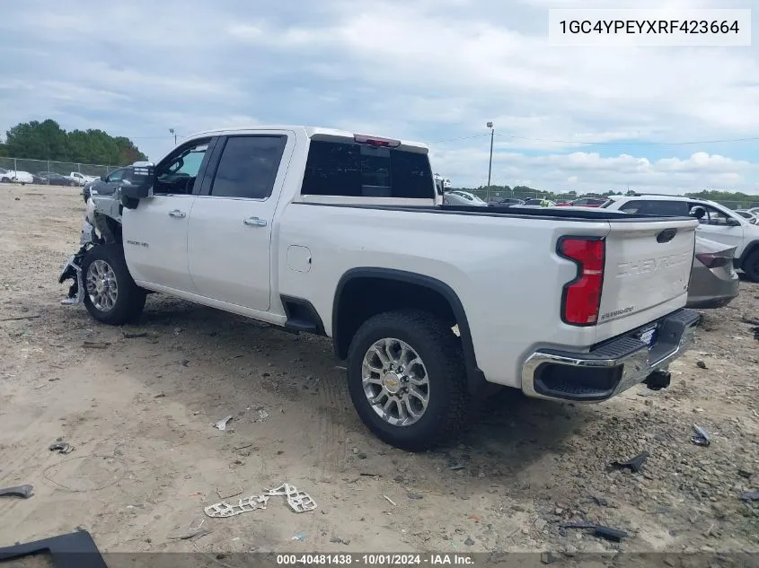 2024 Chevrolet Silverado 2500Hd 4Wd Standard Bed Ltz VIN: 1GC4YPEYXRF423664 Lot: 40481438