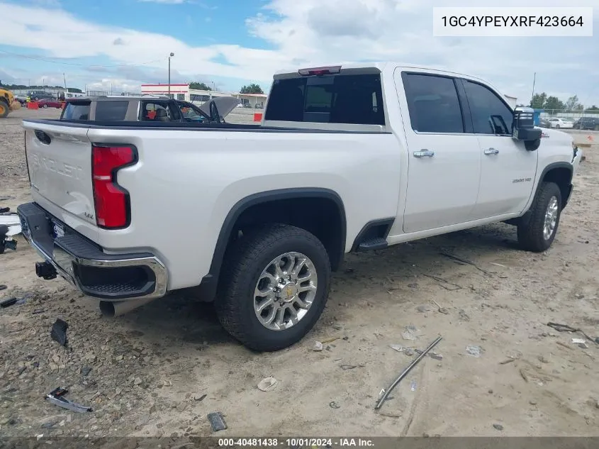 2024 Chevrolet Silverado 2500Hd 4Wd Standard Bed Ltz VIN: 1GC4YPEYXRF423664 Lot: 40481438