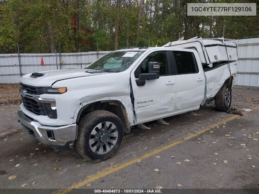 2024 Chevrolet Silverado 3500Hd 4Wd Long Bed Lt VIN: 1GC4YTE77RF129106 Lot: 40484873