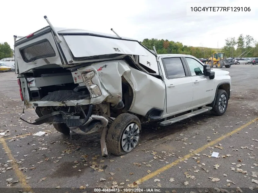 2024 Chevrolet Silverado 3500Hd 4Wd Long Bed Lt VIN: 1GC4YTE77RF129106 Lot: 40484873