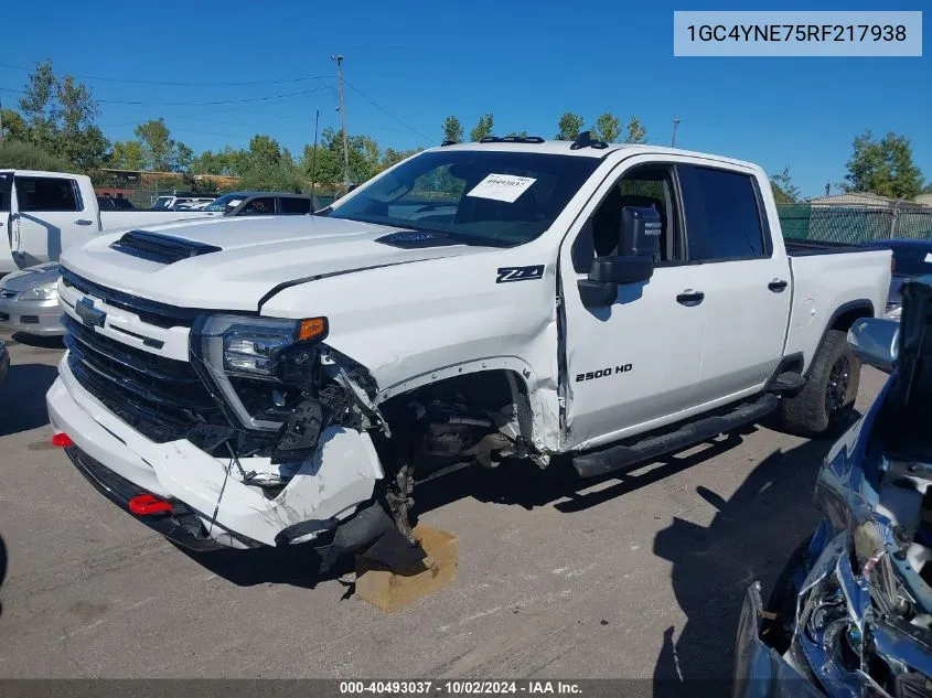 2024 Chevrolet Silverado 2500Hd Lt VIN: 1GC4YNE75RF217938 Lot: 40493037