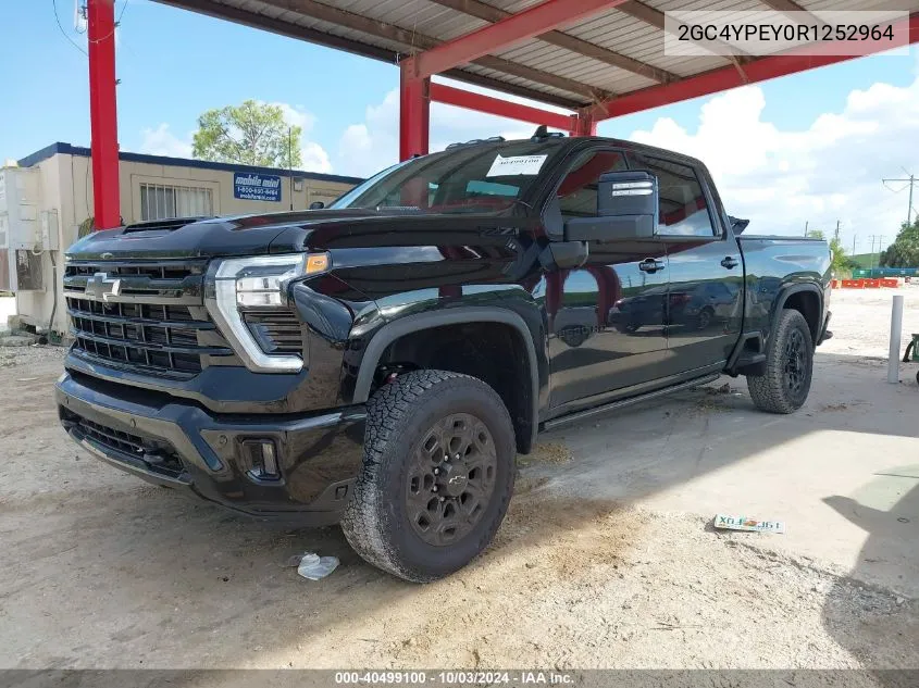 2024 Chevrolet Silverado 2500Hd 4Wd Standard Bed Ltz VIN: 2GC4YPEY0R1252964 Lot: 40499100