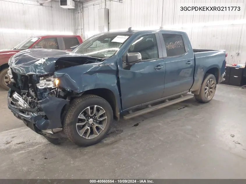 2024 Chevrolet Silverado 1500 4Wd Short Bed Lt With 2Fl VIN: 3GCPDKEKXRG211773 Lot: 40560554