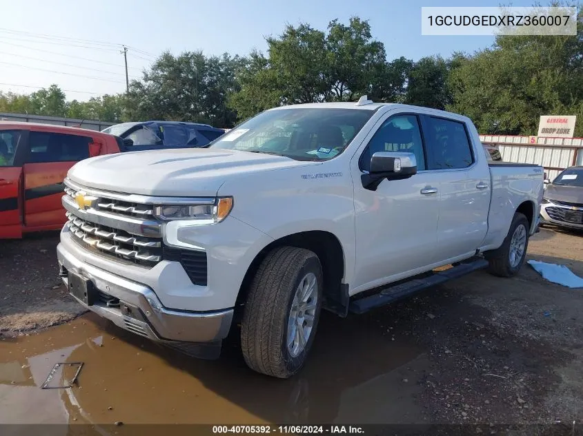 2024 Chevrolet Silverado 1500 4Wd Standard Bed Ltz VIN: 1GCUDGEDXRZ360007 Lot: 40705392