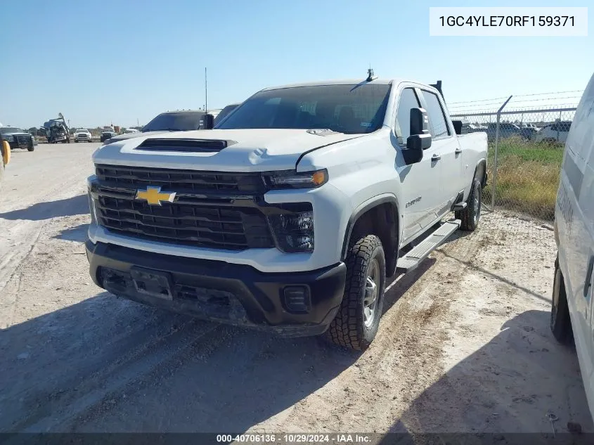 2024 Chevrolet Silverado 2500Hd 4Wd Long Bed Work Truck VIN: 1GC4YLE70RF159371 Lot: 40706136