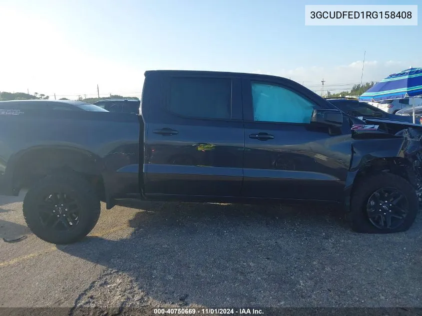 2024 Chevrolet Silverado 1500 4Wd Short Bed Lt Trail Boss VIN: 3GCUDFED1RG158408 Lot: 40750669