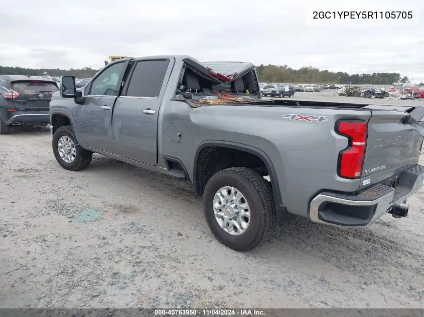 2024 Chevrolet Silverado 2500Hd 4Wd Standard Bed Ltz VIN: 2GC1YPEY5R1105705 Lot: 40763950