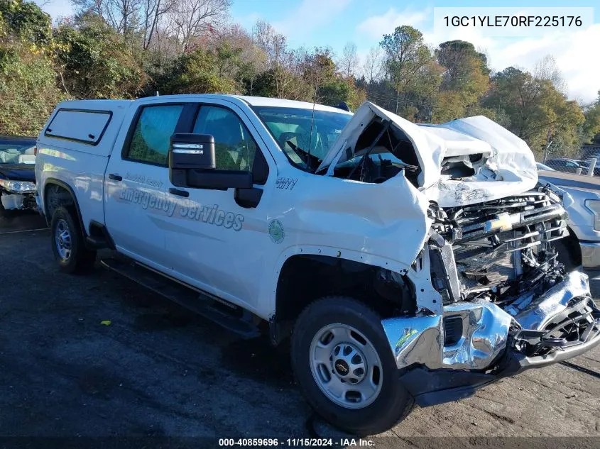 2024 Chevrolet Silverado 2500Hd 4Wd Standard Bed Work Truck VIN: 1GC1YLE70RF225176 Lot: 40859696