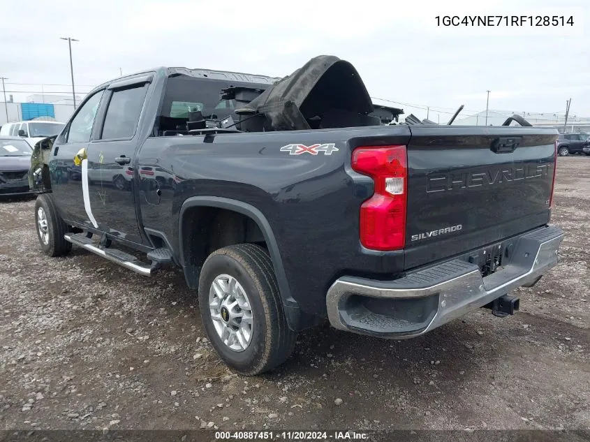 2024 Chevrolet Silverado 2500Hd 4Wd Standard Bed Lt VIN: 1GC4YNE71RF128514 Lot: 40887451