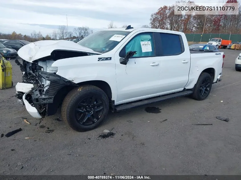 2025 Chevrolet Silverado 1500 4Wd Short Bed Rst VIN: 2GCUKEED7S1110779 Lot: 40789374