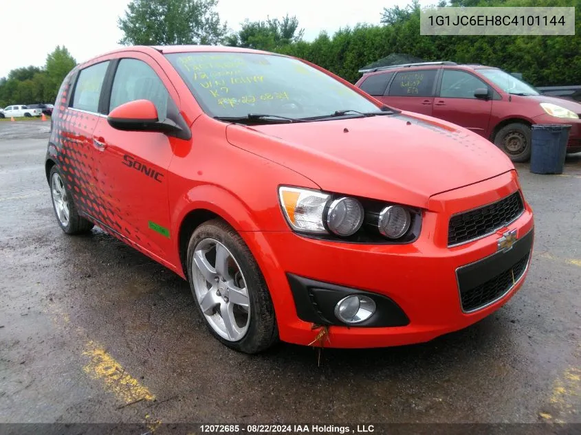 1G1JC6EH8C4101144 2012 Chevrolet Sonic Lt