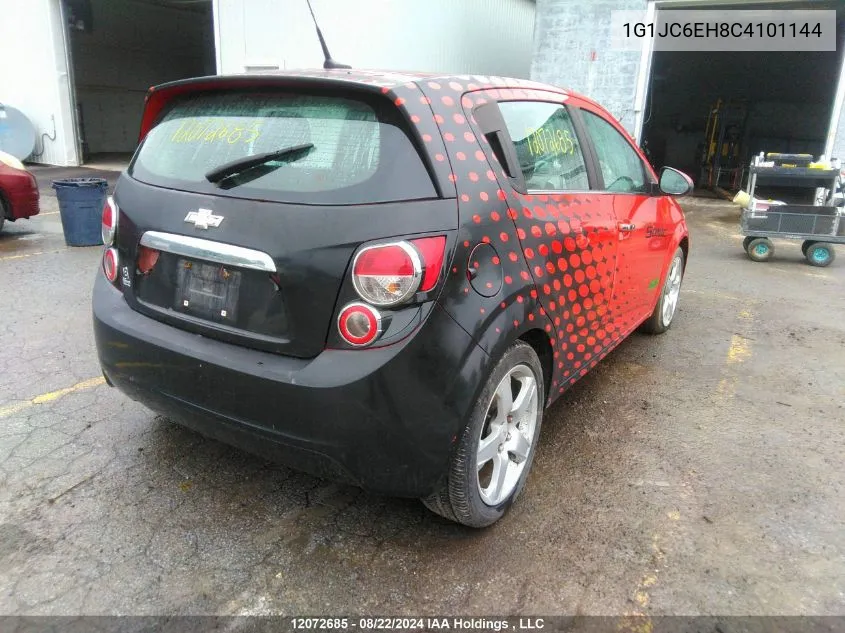 1G1JC6EH8C4101144 2012 Chevrolet Sonic Lt