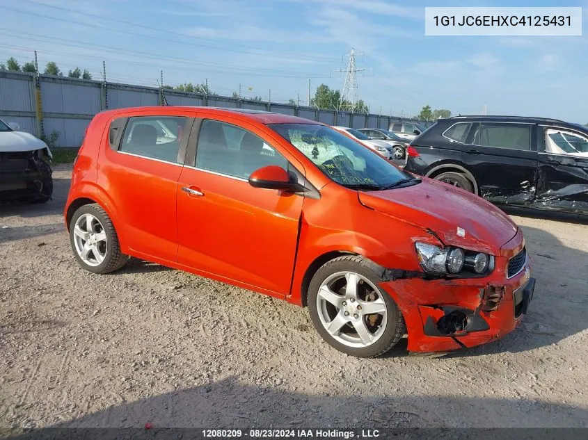 2012 Chevrolet Sonic VIN: 1G1JC6EHXC4125431 Lot: 12080209