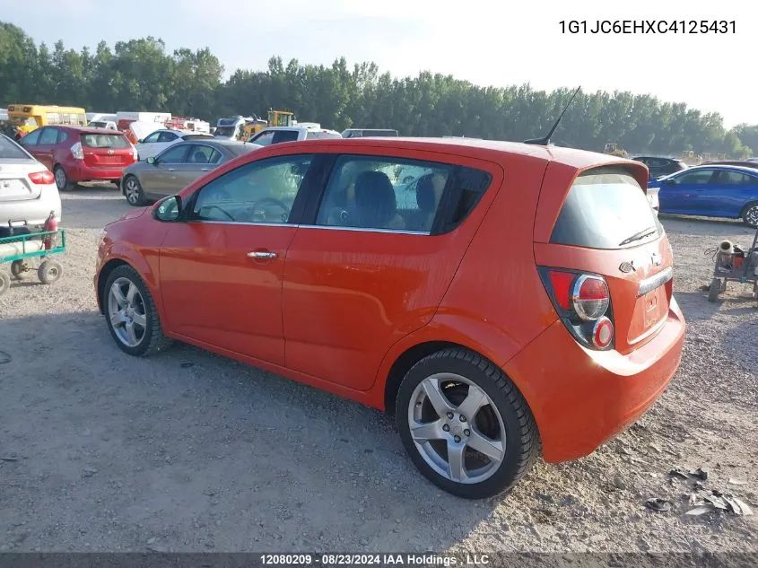 1G1JC6EHXC4125431 2012 Chevrolet Sonic