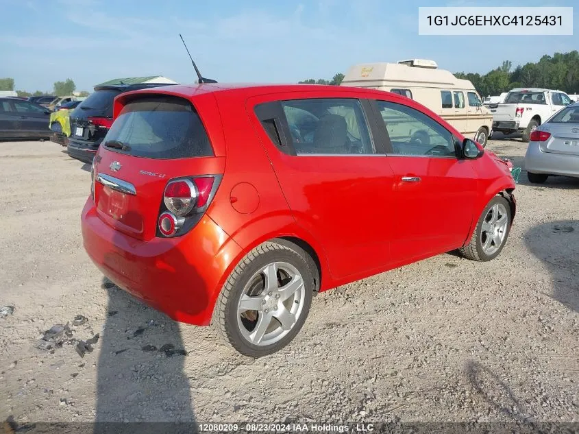 2012 Chevrolet Sonic VIN: 1G1JC6EHXC4125431 Lot: 12080209