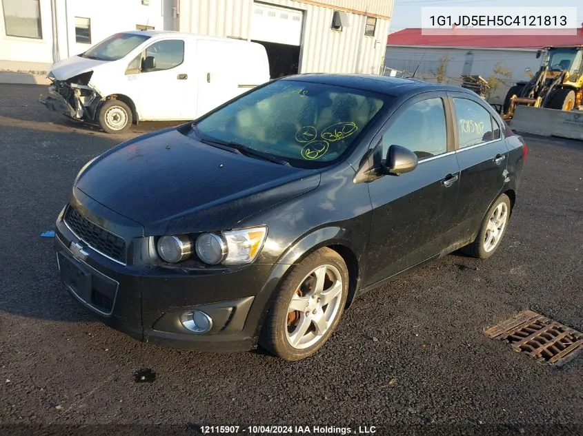 2012 Chevrolet Sonic Lt VIN: 1G1JD5EH5C4121813 Lot: 12115907